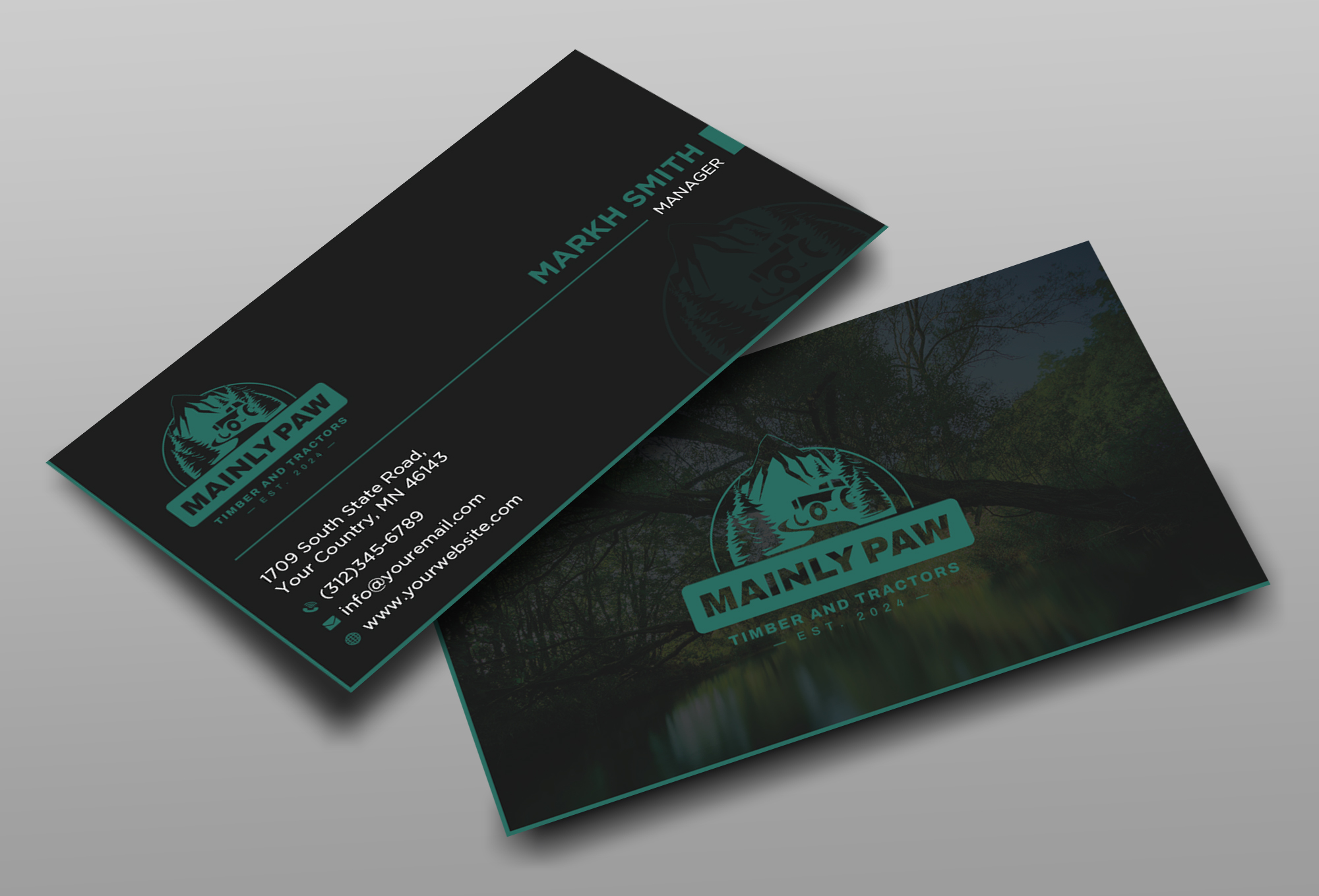 Business Card Design by Ekramul Hossen 2 for Mainely Paws LLC | Design #33087750