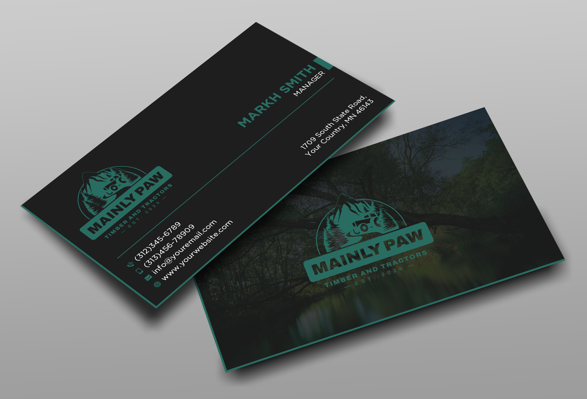 Business Card Design by Ekramul Hossen 2 for Mainely Paws LLC | Design #33087751