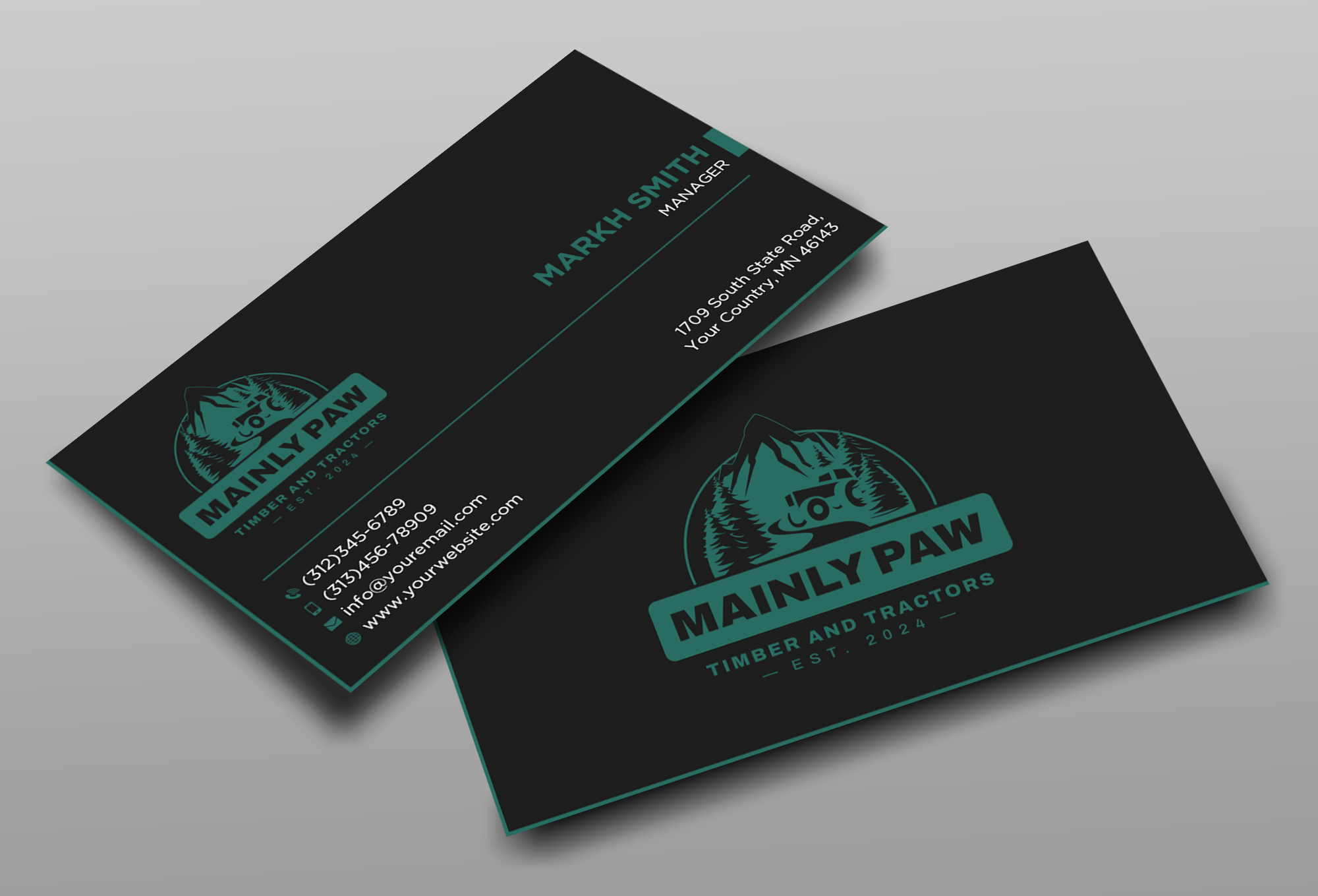 Business Card Design by Ekramul Hossen 2 for Mainely Paws LLC | Design #33087753