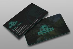 Business Card Design by Ekramul Hossen 2 for Mainely Paws LLC | Design: #33087757