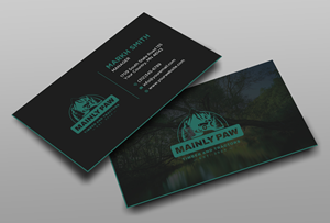 Business Card Design by Ekramul Hossen 2 for Mainely Paws LLC | Design: #33087758