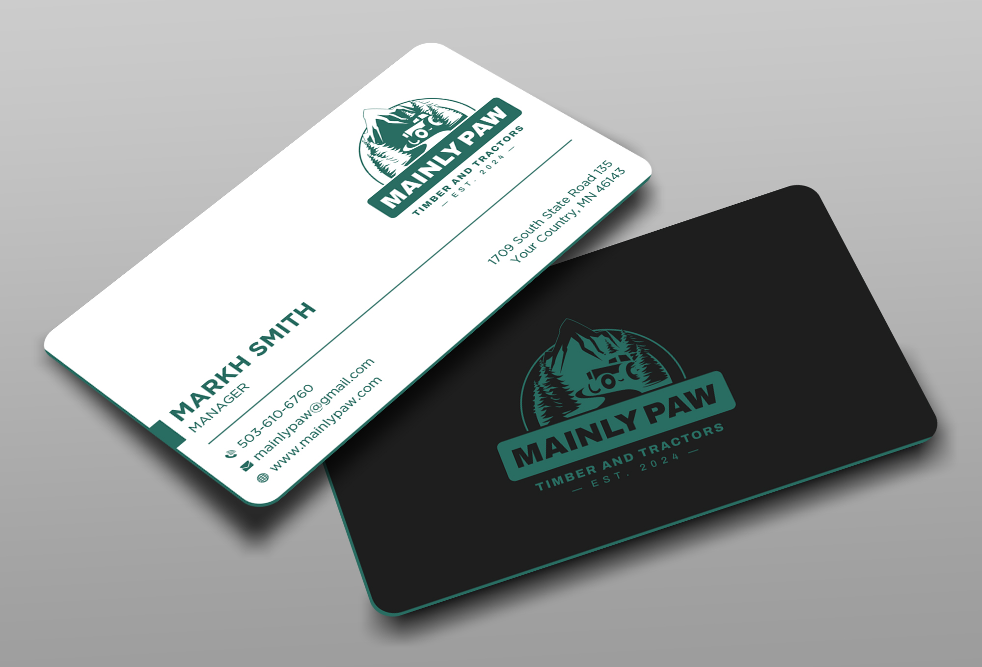 Business Card Design by Ekramul Hossen 2 for Mainely Paws LLC | Design #33088091