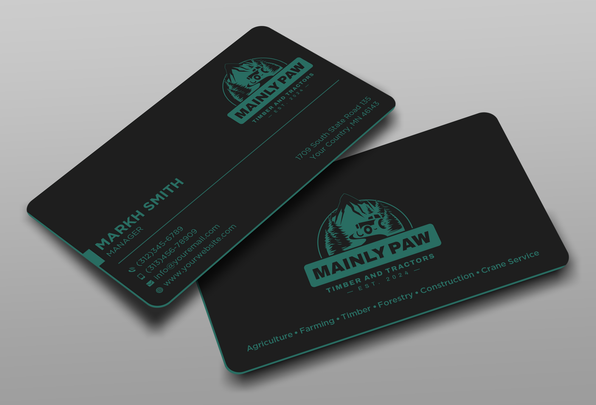 Business Card Design by Ekramul Hossen 2 for Mainely Paws LLC | Design #33088797