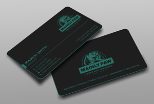 Business Card Design by Ekramul Hossen 2 for Mainely Paws LLC | Design: #33088797
