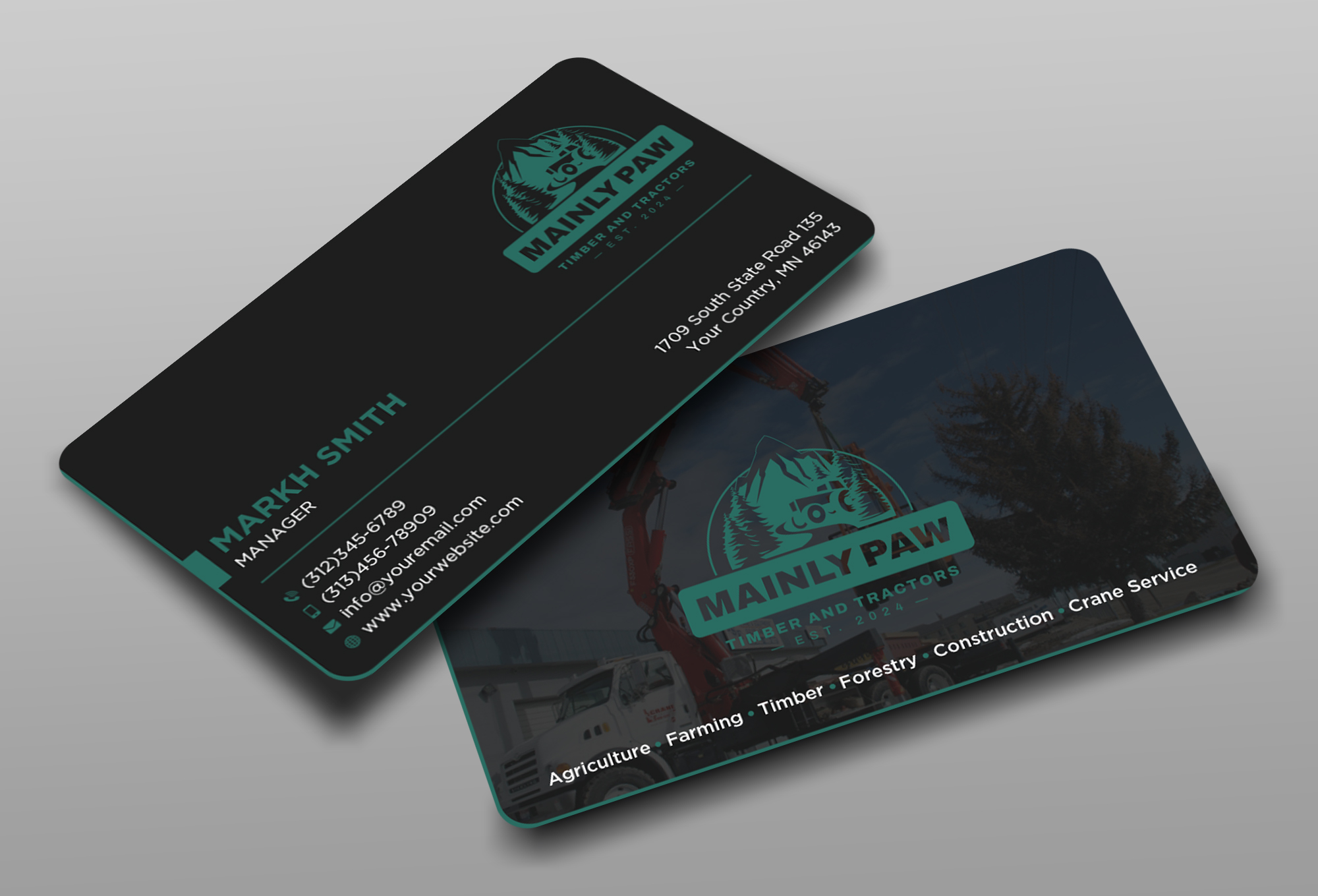 Business Card Design by Ekramul Hossen 2 for Mainely Paws LLC | Design #33088798