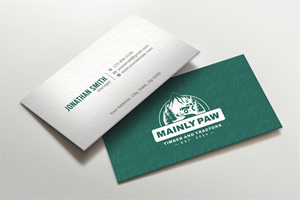 Business Card Design by Imagine design000 for Mainely Paws LLC | Design: #33084149