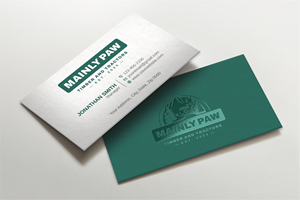 Business Card Design by Imagine design000 for Mainely Paws LLC | Design: #33084151