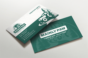 Business Card Design by Imagine design000 for Mainely Paws LLC | Design: #33084157