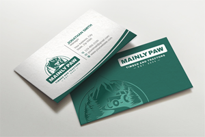Business Card Design by Imagine design000 for Mainely Paws LLC | Design: #33084161