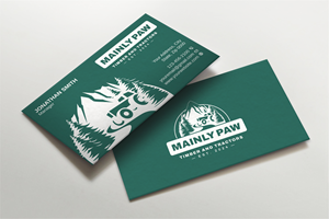 Business Card Design by Imagine design000 for Mainely Paws LLC | Design: #33084166