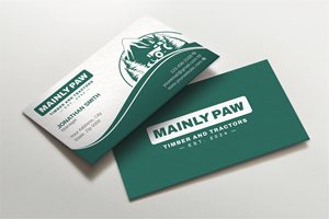 Business Card Design by Imagine design000 for Mainely Paws LLC | Design: #33084171