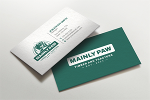 Business Card Design by Imagine design000 for Mainely Paws LLC | Design: #33084182