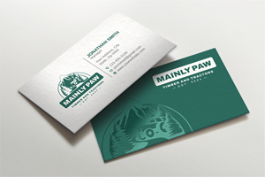 Business Card Design by Imagine design000 for Mainely Paws LLC | Design: #33084183