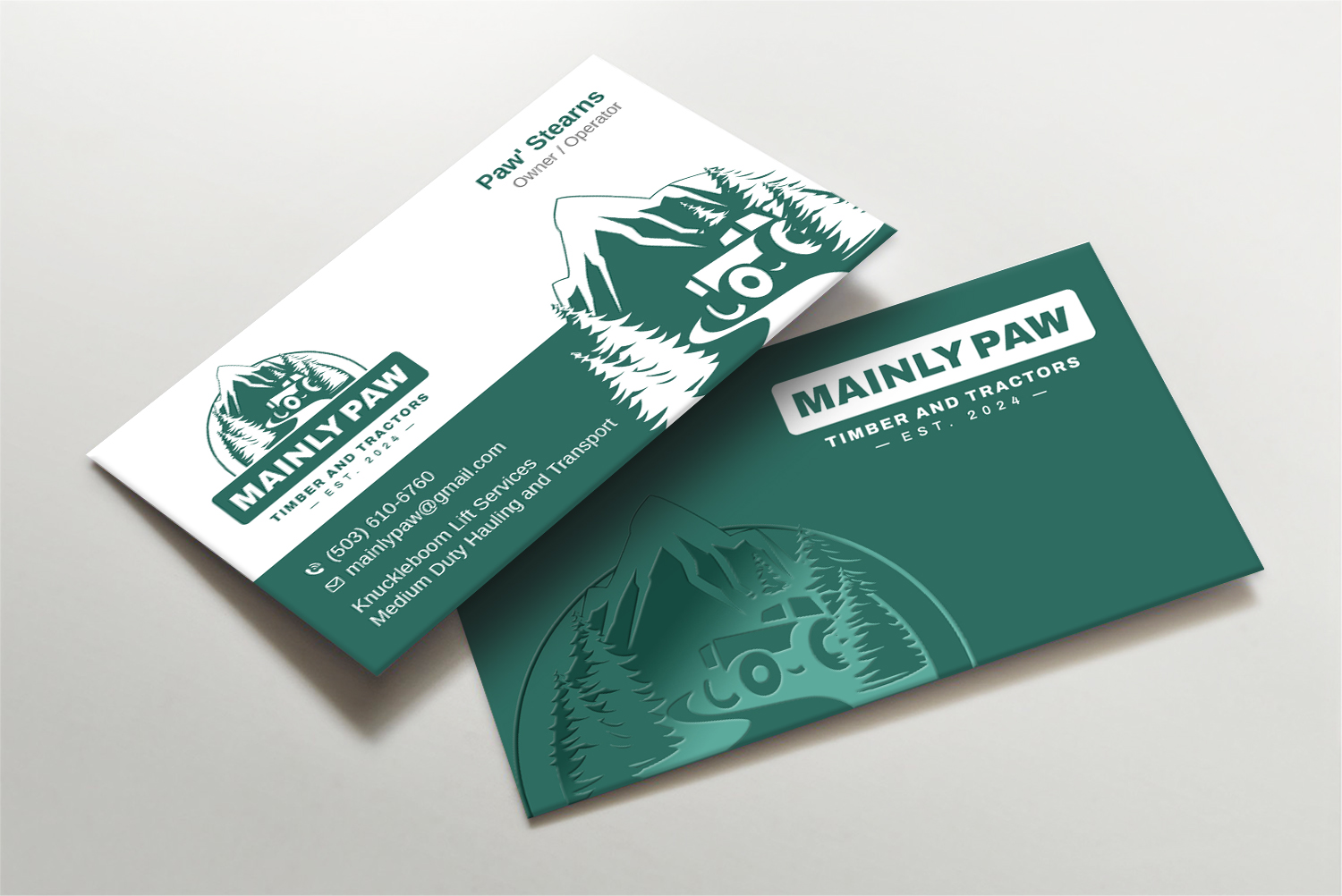 Business Card Design by Imagine design000 for Mainely Paws LLC | Design #33088688