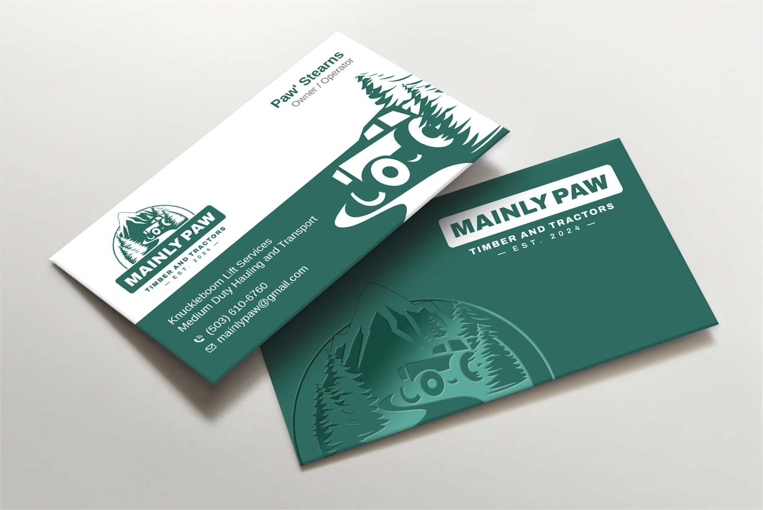 Business Card Design by Imagine design000 for Mainely Paws LLC | Design #33088689