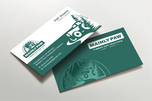 Business Card Design by Imagine design000 for Mainely Paws LLC | Design: #33088689