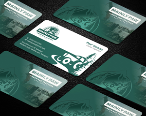 Visitenkarten-Design von Imagine design000 für Mainely Paws LLC | Design: #33089106