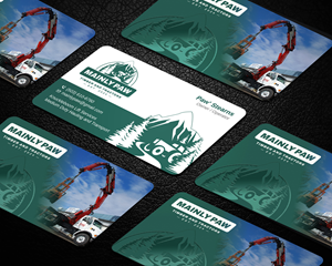 Business Card Design by Imagine design000 for Mainely Paws LLC | Design: #33089107