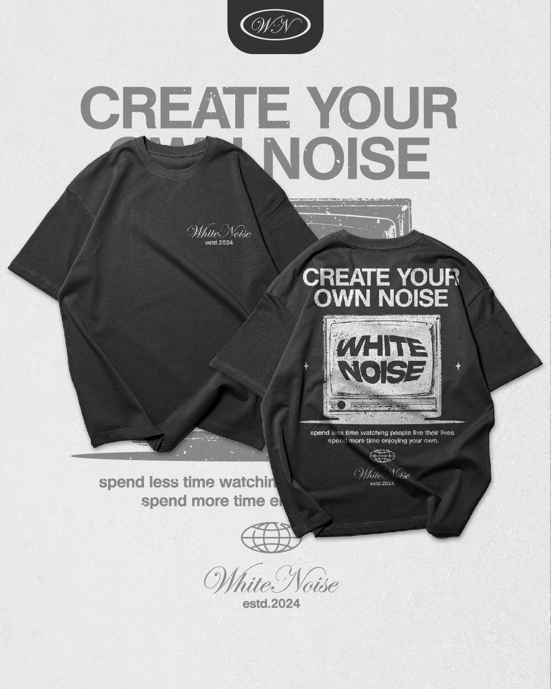 T-shirt Design by zero creative for White Noise Apparel | Design #33099261