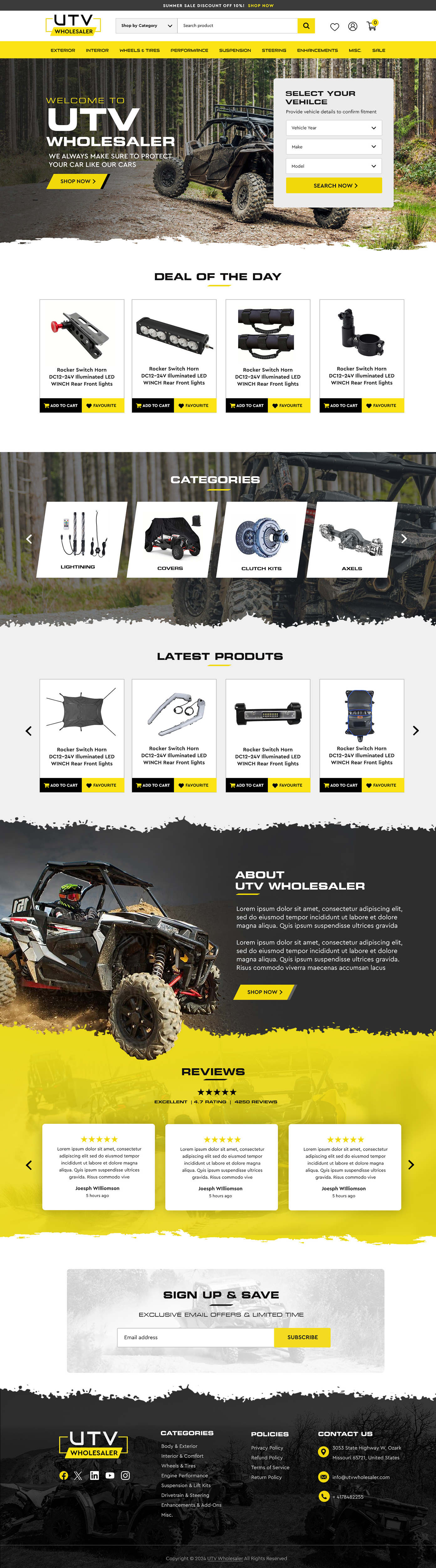 Shopify Design by Blue Sparrow for this project | Design #33119807
