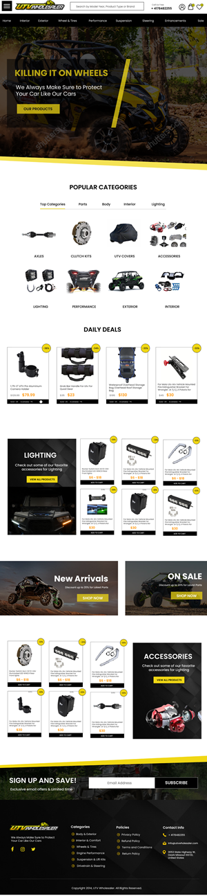 Shopify Design by WahDesign