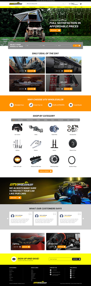 Shopify Design by creative.bugs for this project | Design: #33174057