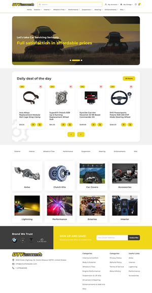 Shopify-Design von Taufik H für dieses Projekt | Design #33130385