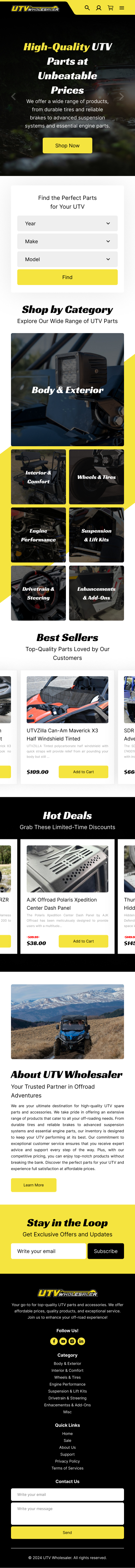 Shopify Design by Taufik H for this project | Design #33130497