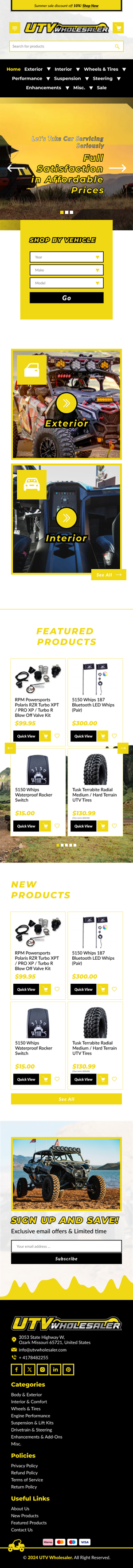 Shopify Design by Taufik H for this project | Design: #33130544
