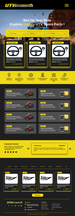 Shopify Design by Taufik H for this project | Design: #33130566