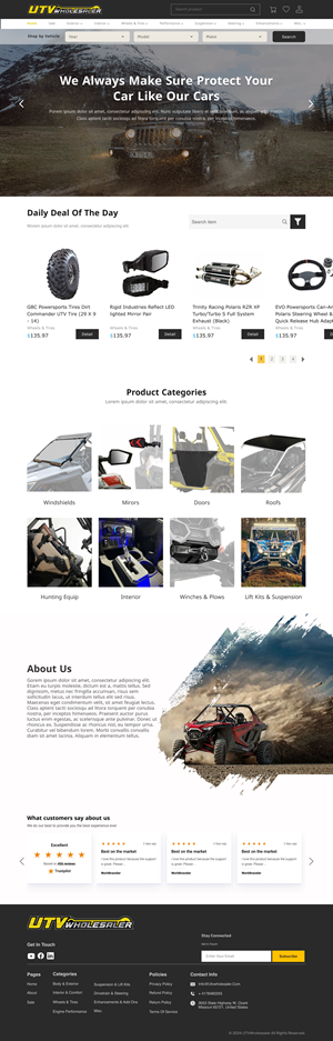 Shopify Design by Taufik H for this project | Design: #33130594
