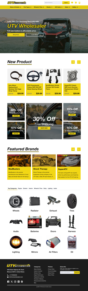 Shopify Design by Taufik H for this project | Design: #33130668