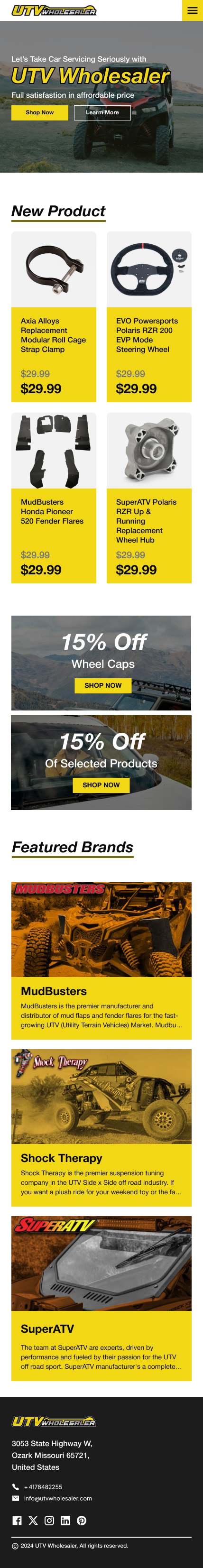 Shopify-Design von Taufik H für dieses Projekt | Design #33130669