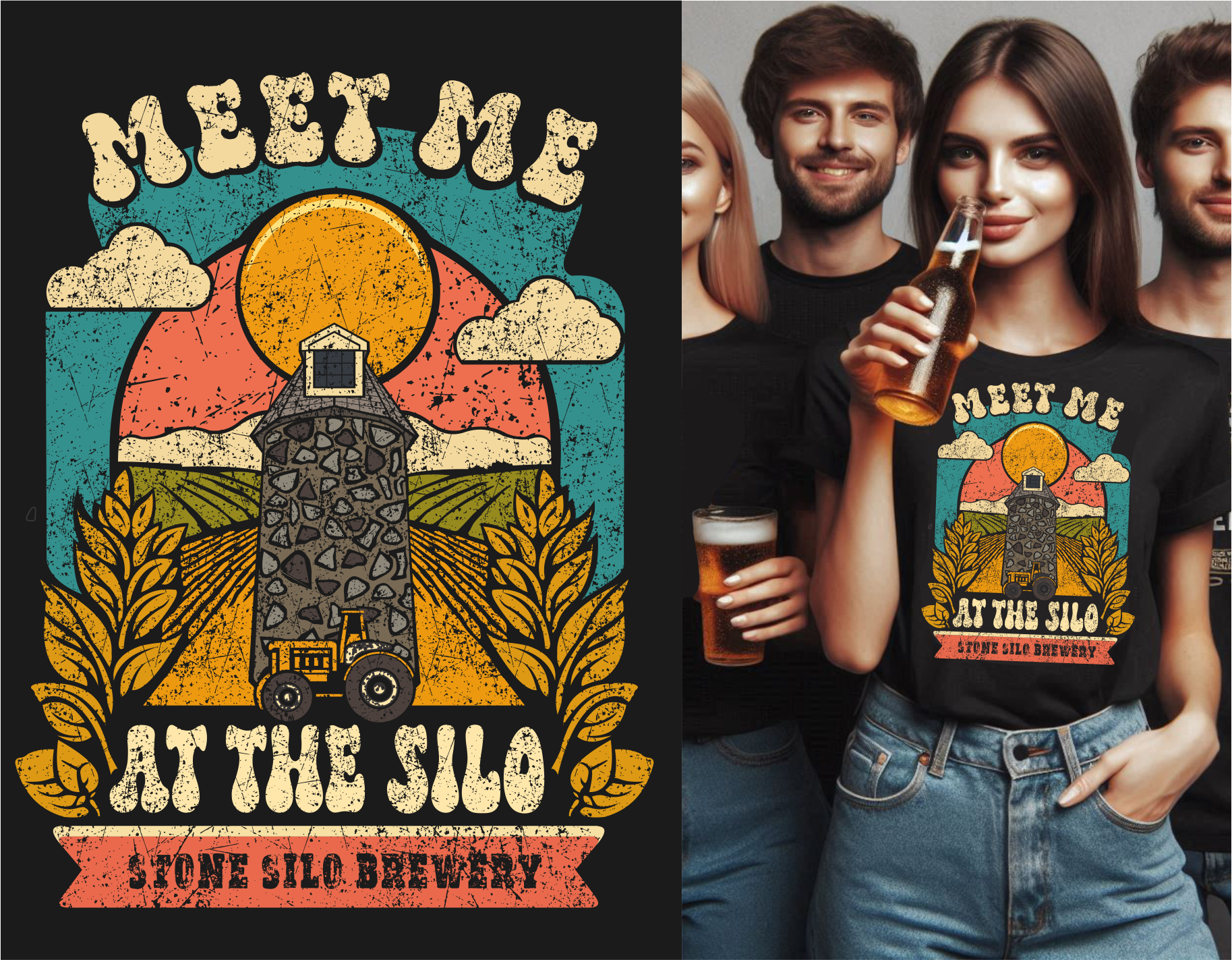 Diseño de Camiseta por Den Bagus para stone silo brewery | Diseño #33096280