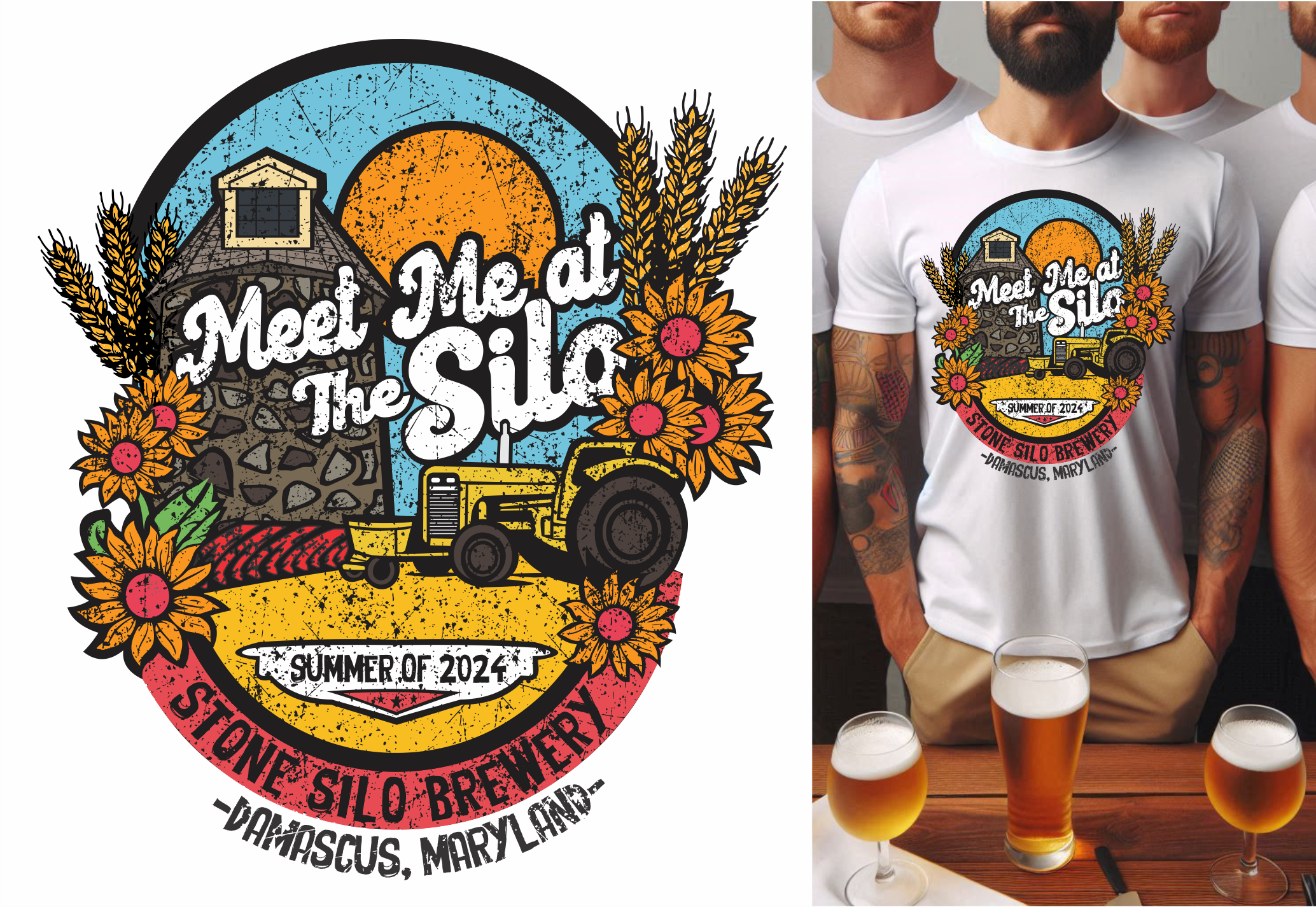 Design de T-shirt par Den Bagus pour stone silo brewery | Design #33102056