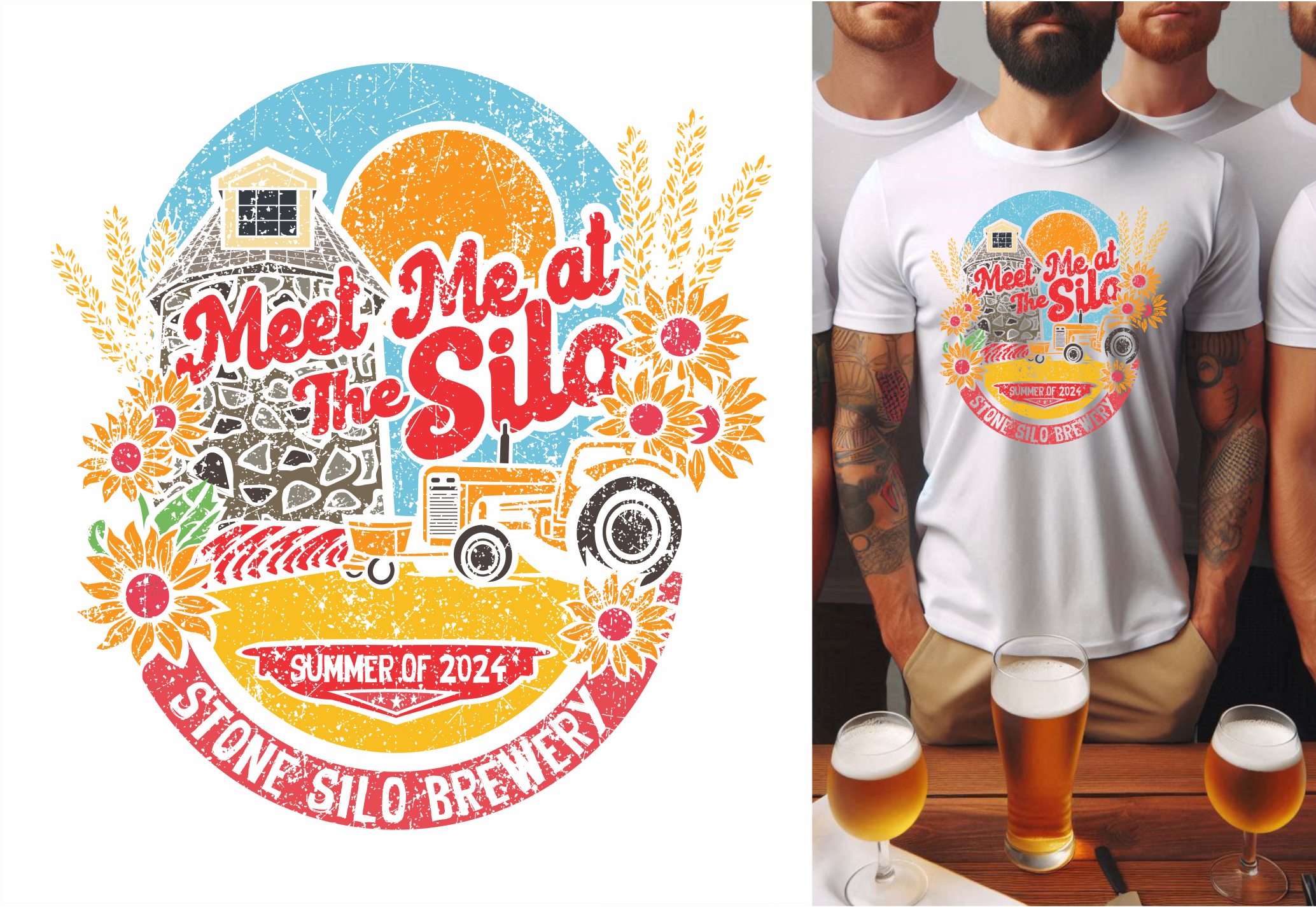 Diseño de Camiseta por Den Bagus para stone silo brewery | Diseño #33117260