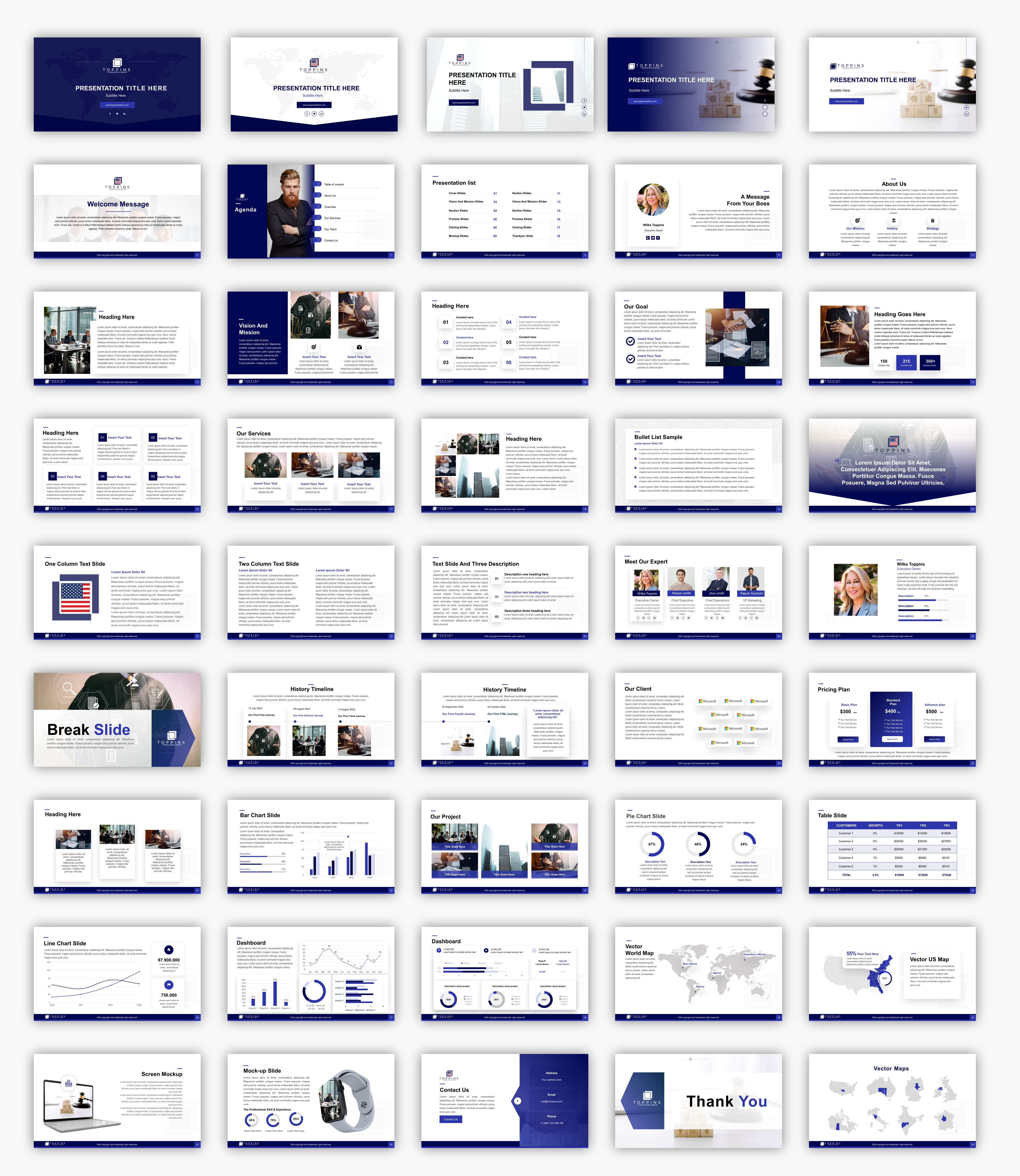 PowerPoint Design by MNTK for Toppins Law Firm PC | Design #33108445
