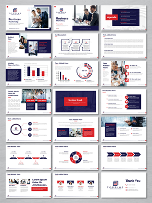 PowerPoint Design by artbitin for Toppins Law Firm PC | Design: #33095500