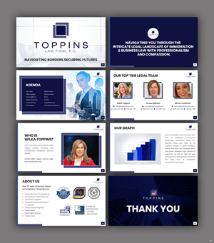PowerPoint Design by pb for Toppins Law Firm PC | Design: #33099216