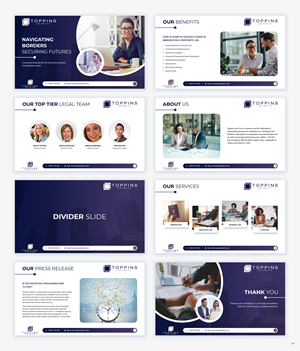 PowerPoint Design by pb for Toppins Law Firm PC | Design: #33099218