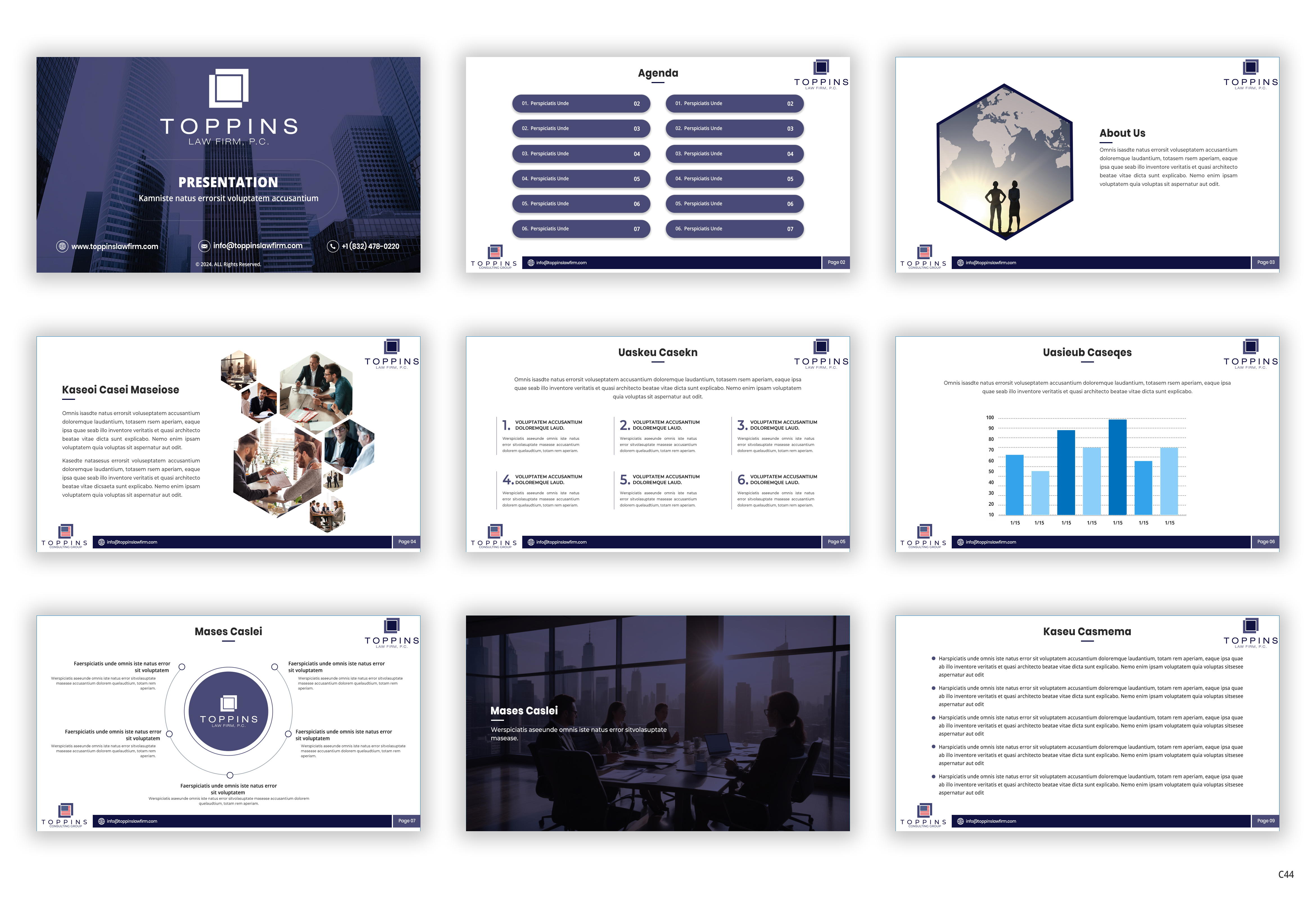 PowerPoint Design by pb for Toppins Law Firm PC | Design #33099219