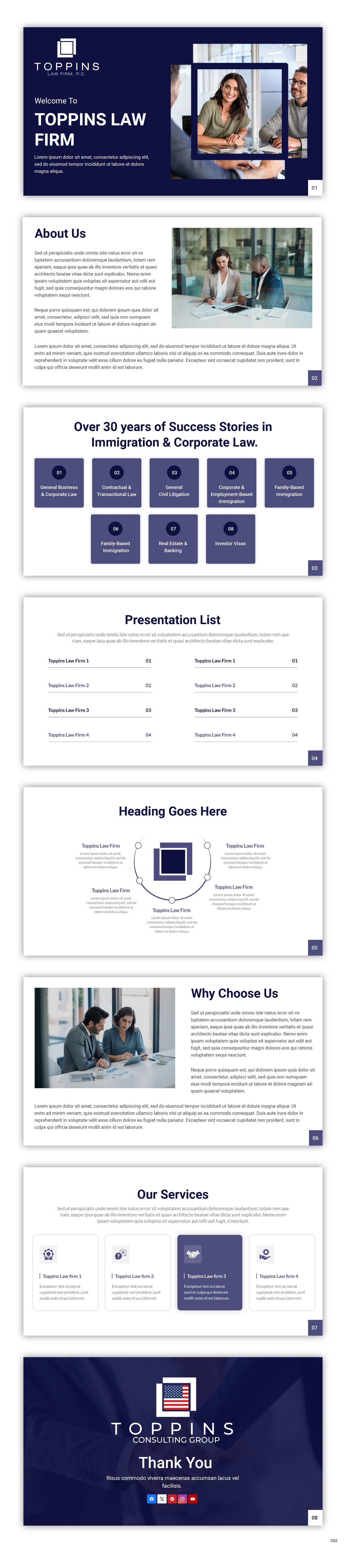 PowerPoint Design by pb for Toppins Law Firm PC | Design #33099222