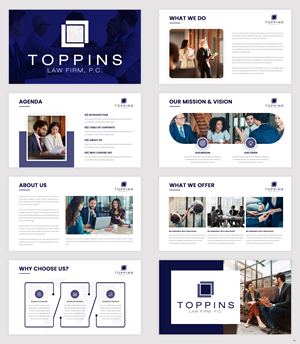 PowerPoint Design by pb for Toppins Law Firm PC | Design: #33099223