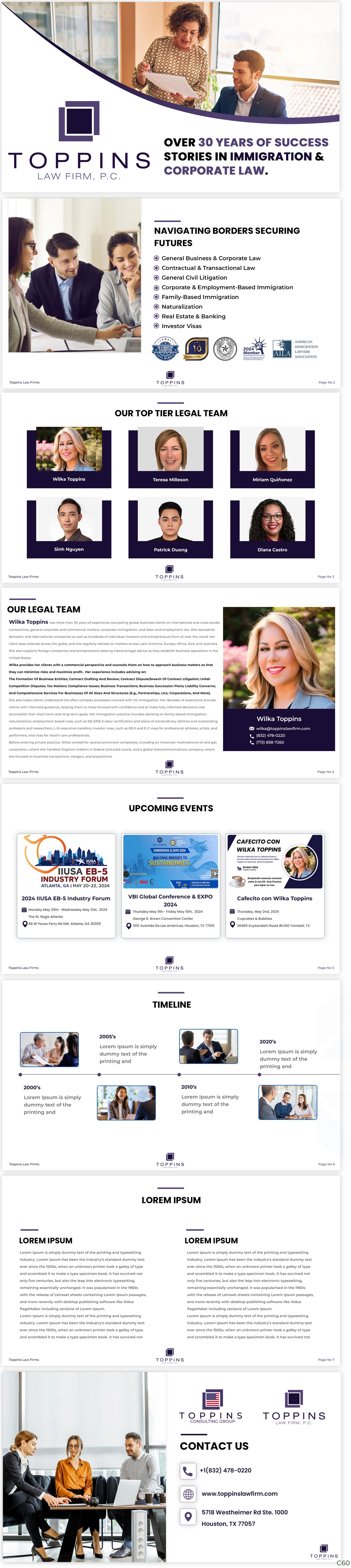 PowerPoint Design by pb for Toppins Law Firm PC | Design #33099226