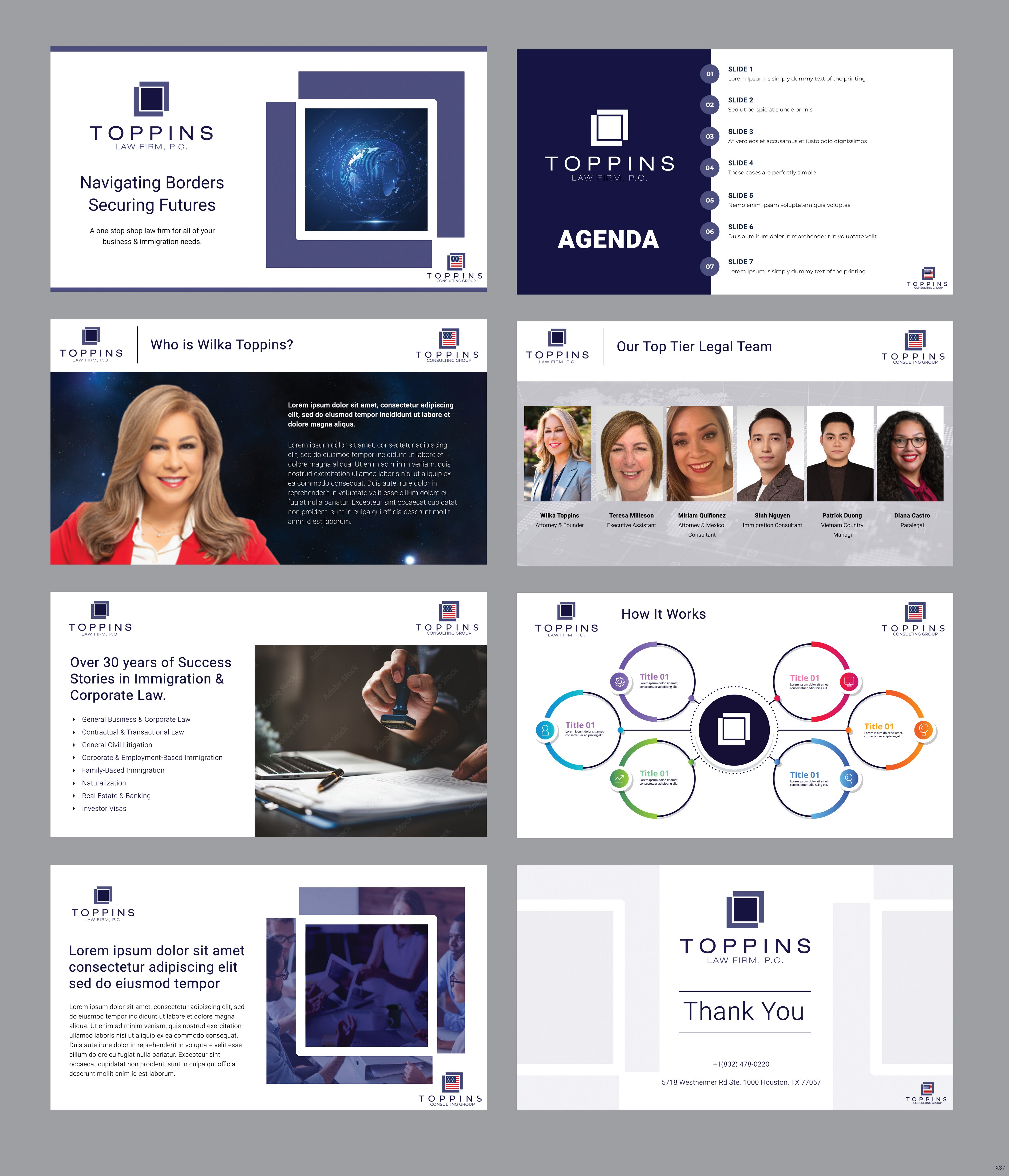PowerPoint Design by pb for Toppins Law Firm PC | Design #33099228