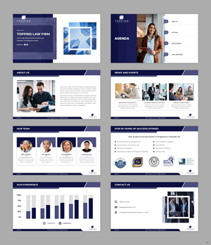 PowerPoint Design by pb for Toppins Law Firm PC | Design: #33099229