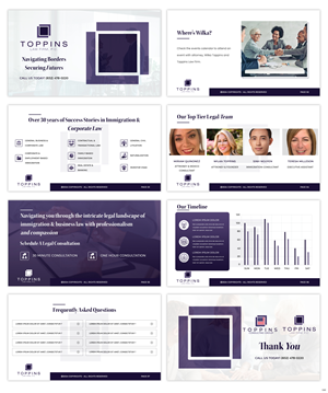 PowerPoint Design by pb for Toppins Law Firm PC | Design: #33099231