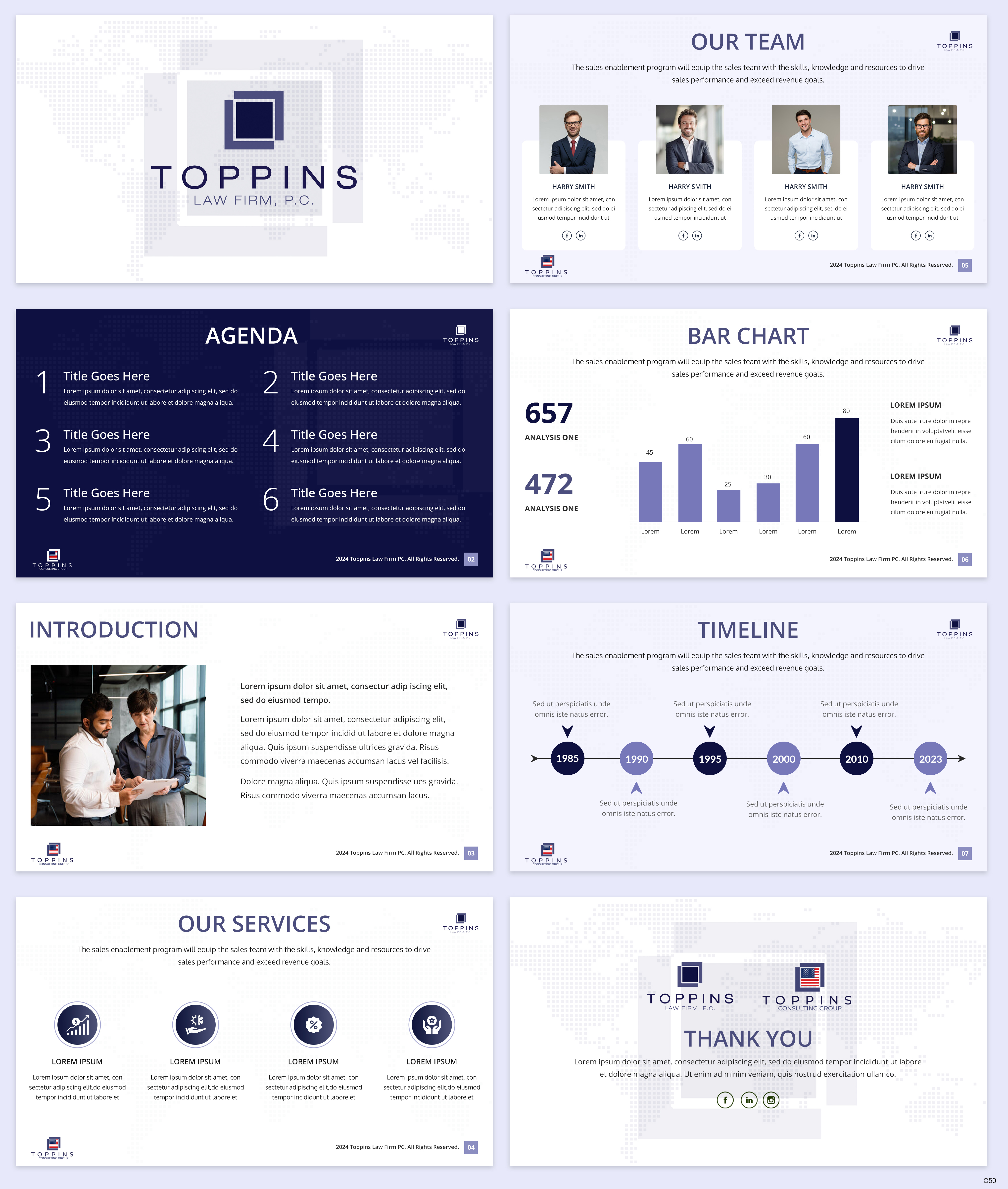 PowerPoint Design by pb for Toppins Law Firm PC | Design #33110268