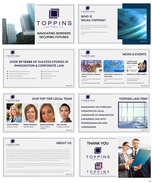 PowerPoint Design by pb for Toppins Law Firm PC | Design: #33110269