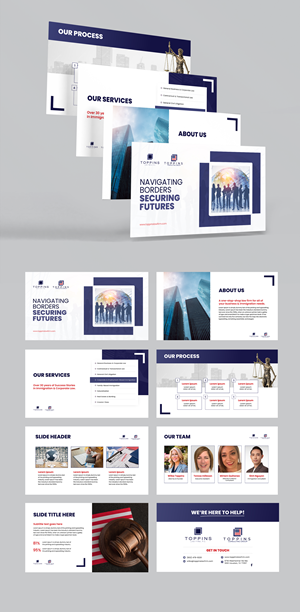 PowerPoint Design by vcreatived for Toppins Law Firm PC | Design: #33099266